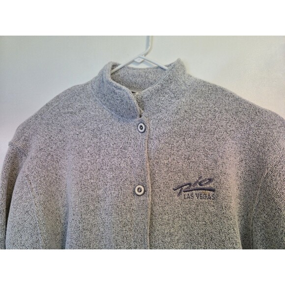 Vintage Rio Las Vegas Sweater Mens L Cardigan Button Renegade Club Casino USA - Picture 2 of 7